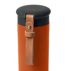 Термос вакуумный STRIPE, оранжевый, нержавеющая сталь, 450 мл