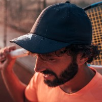 Бейсболка ENERGY, 6 клиньев, застежка на липучке, белый, 100% полиэстер, 110 г/м2