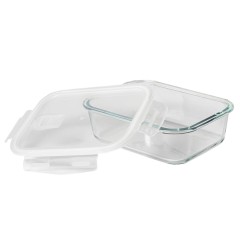 Ланч-бокс TUBER, 20,2х6,7х15,2см, 1 л, боросиликатное стекло, пластик