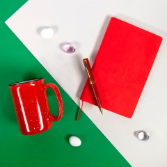 Кружка  UNIVERSE, желтый, 390мл, тонкая керамика