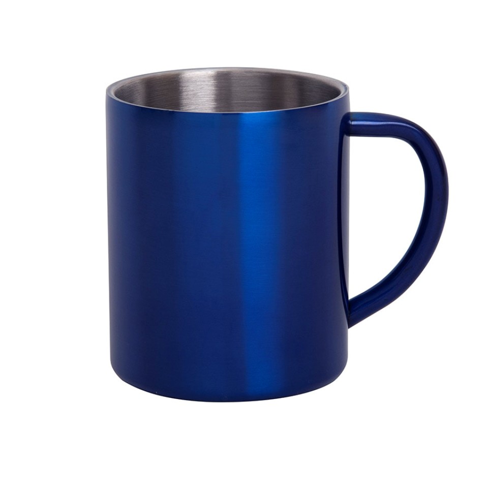 Кружка YOZAX, 280 мл, синий, нержавеющая сталь