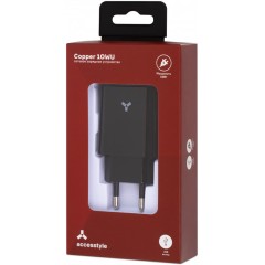 Адаптер сетевой ACCESSTYLE COPPER 10W, белый