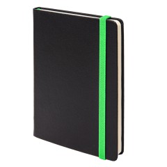 Набор подарочный HYPER: кружка, ежедневник, ручка, черный/зеленый