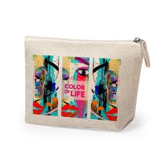 Косметичка KRESTON, бежевый, 22x14x6,5 см, 100% полиэстер