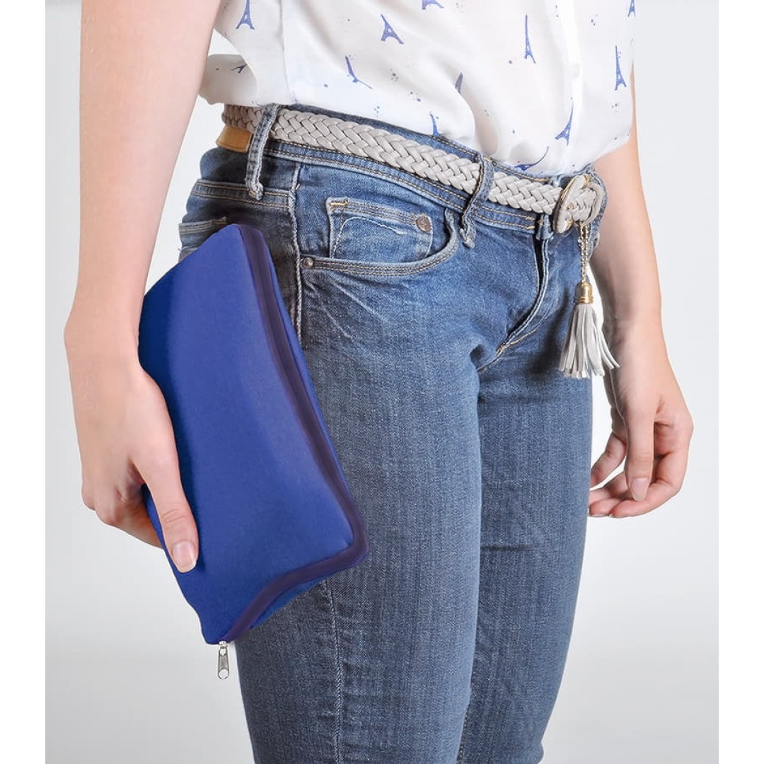 Набор дорожный "Релакс", синий, 20х15 см,  хлопок/нейлон