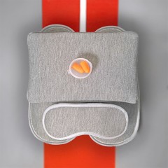 Набор дорожный "Релакс", серый, 20х15 см,  хлопок/нейлон