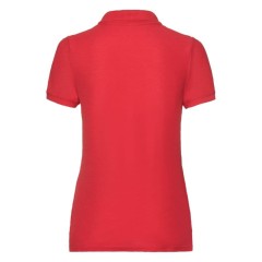 Поло "Lady-Fit 65/35 Polo", красный_L, 65% п/э, 35% х/б, 180 г/м2