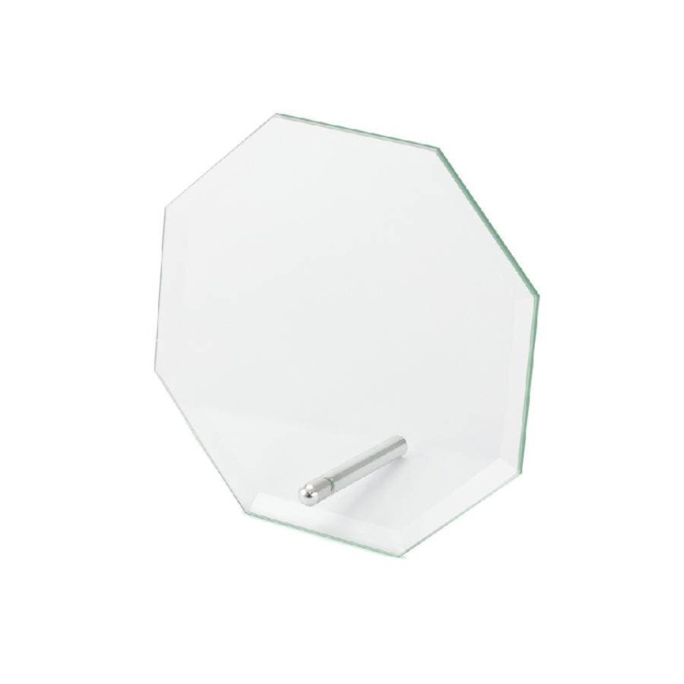 Стела наградная NELUM, 14 x 14 x 6.3 см, стекло