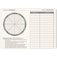 Ежедневник недатированный "FunkyPlan", 130*210 мм, синий, оранжевый форзац, блок-линейка