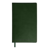 Ежедневник недатированный "FunkyPlan", 130*210 мм, зеленый, красный форзац, в линейку