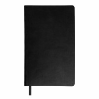 Ежедневник недатированный "FunkyPlan", 130*210 мм, черный, красный форзац, в линейку