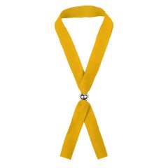 Промо-браслет MENDOL, 34,5х1,2см, желтый, полиэстер
