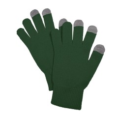 Набор подарочный GET WARM: перчатки, шапка, термос, зеленый