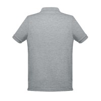 Рубашка-поло мужская BERLIN, к/р, сер. меланж, 3XL, 65% полиэстер, 35% хлопок, плотность 200 г/м2