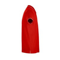 Рубашка-поло мужская SPECTRUM, к/р, красный/белый, L, 100% хлопок, плотность 195 г/м2