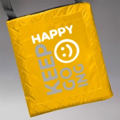 Плед для пикника "Rest", жёлтый, 115 х 140 см, двухсторонний материал флис 150 гр/м2+оксфорд  210 T