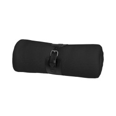 Плед  "Belt", чёрный, 130 х 180 см, 100% акрил, с поясом