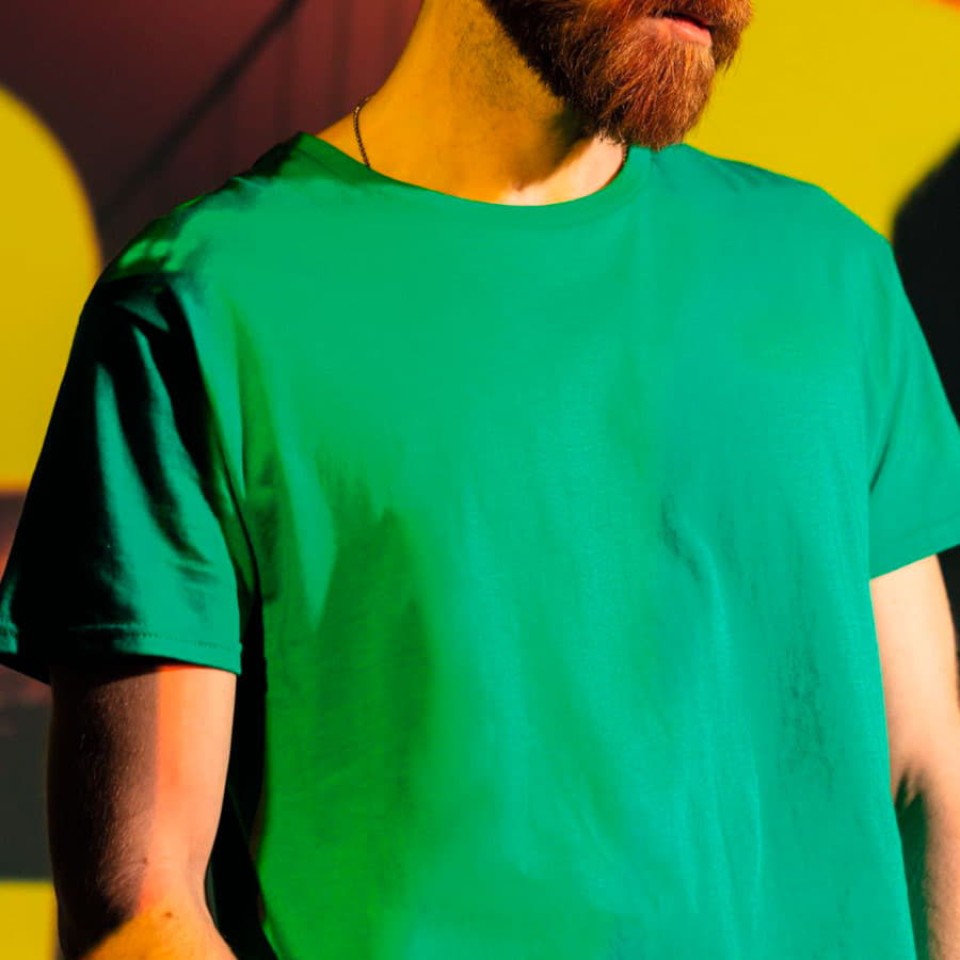 Футболка "Iconic", серый меланж,  XL, 97% х/б, 3% полиэcтер, 150 г/м2