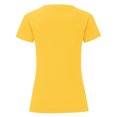 Футболка "Ladies Iconic", желтый, XS, 100% хлопок, 150 г/м2