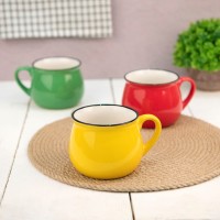 Кружка COUNTRY, желтый, 300мл, фарфор