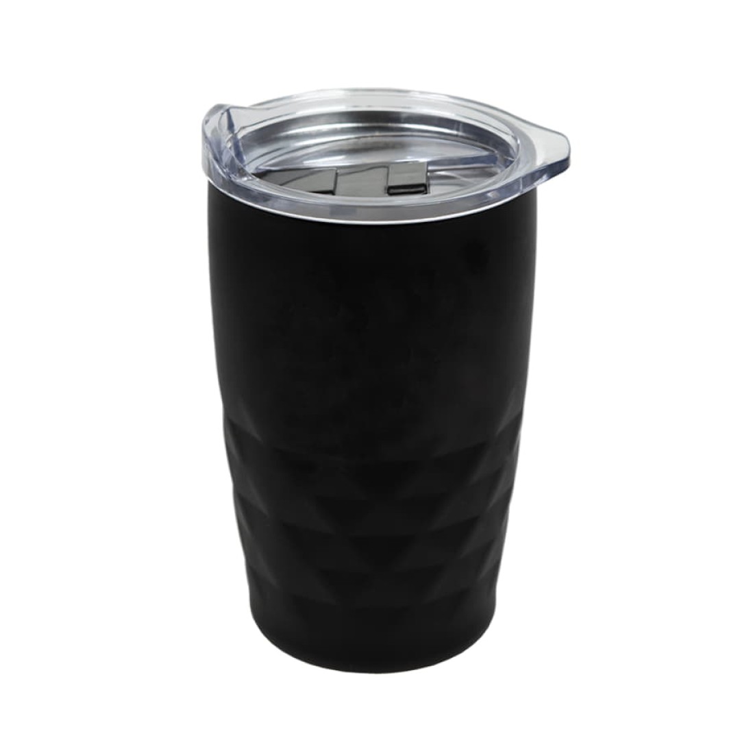 Термокружка вакуумная "Cristal", белый, 350 мл, металл, стекло