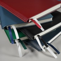 Ежедневник недатированный MAVE, черный, формат А5, блок в линейку