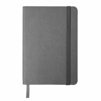 Блокнот SHADY JUNIOR с элементами планирования,  А6, серый, кремовый блок в клетку