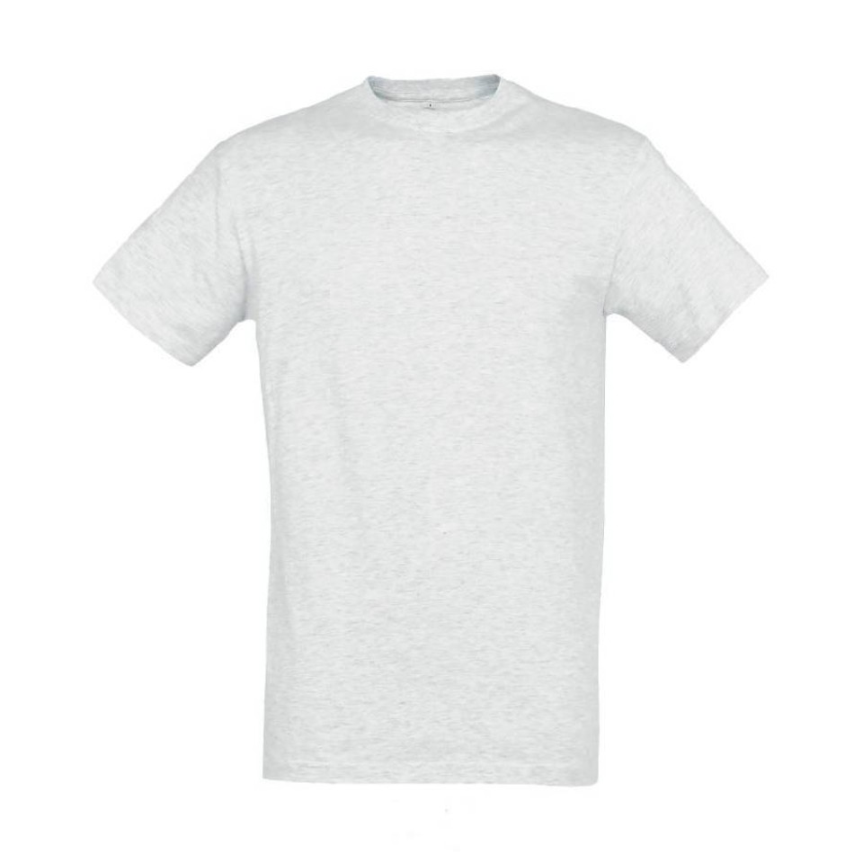 Футболка мужская REGENT, светло-серый меланж, M, 98% хлопок 2% вискоза, 150 г/м2