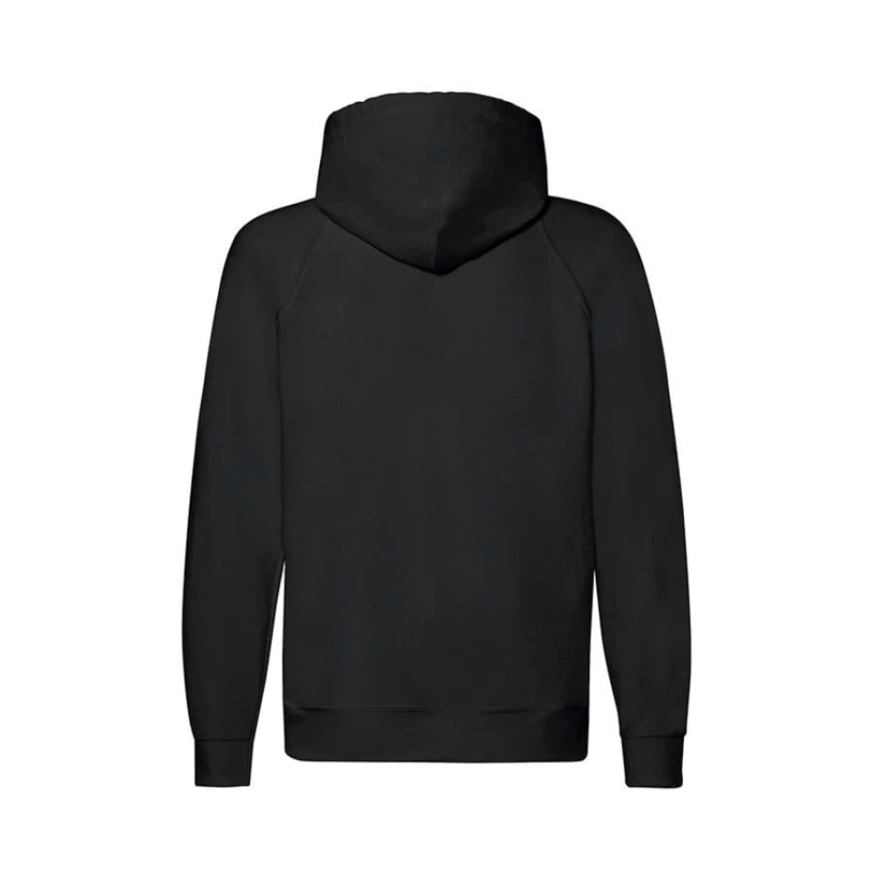 Толстовка без начеса "Lightweight Hooded Sweat",  черный, XL, 80% х/б 20% полиэстер, 240 г/м2