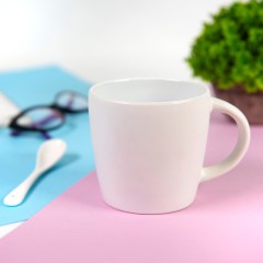 Кружка MILK , белый, 300мл, тонкая керамика, глянцевое покрытие
