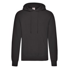 Толстовка CLASSIC HOODED 3XL черный 80% хлопок, 20% полиэстер, плотность 280г/м2