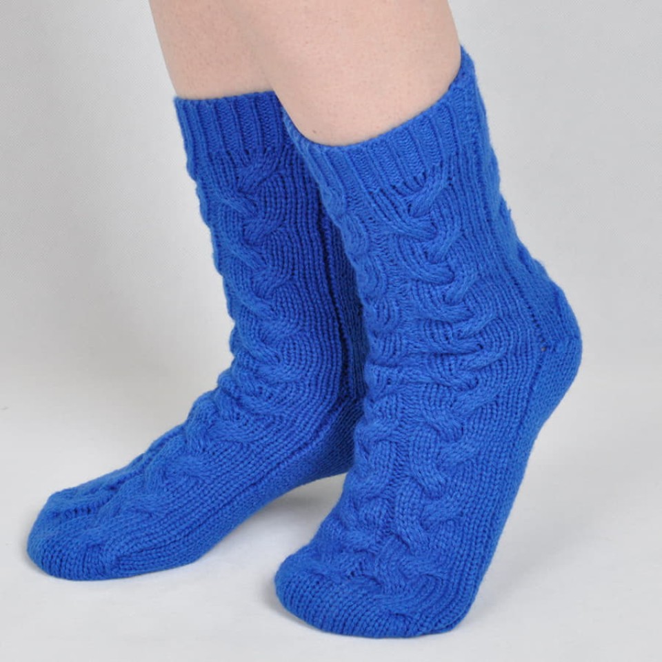 Носки подарочные "Irish", темно-синий_М, акрил