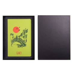 Коробка подарочная с ложементом для ежедневника размером 13*21 см