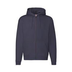 Толстовка "PREMIUM HOODED SWEAT JACKET", глубокий темно-синий_L, 70% х/б, 30% п/э, 280 г/м2