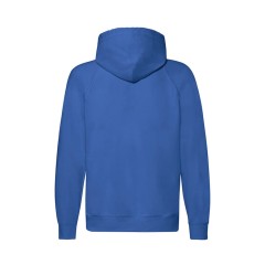 Толстовка без начеса "Lightweight Hooded Sweat",  ярко-синий, 2XL, 80% х/б 20% полиэстер, 240 г/м2