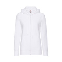 Толстовка без начеса "Ladies Lightweight Hooded Sweat", белый, XL, 80% х/б 20% полиэстер, 240 г/м2