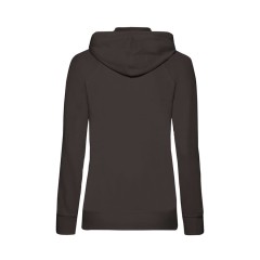 Толстовка без начеса "Ladies Lightweight Hooded Sweat", черный, L, 80% х/б 20% полиэстер, 240 г/м2