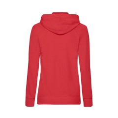 Толстовка без начеса "Ladies Lightweight Hooded Sweat", красный, M, 80% х/б 20% полиэстер, 240 г/м2