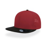 Бейсболка "Bank", 6 клиньев, бордовый/черный, 100% полиэстер 90 г/м2