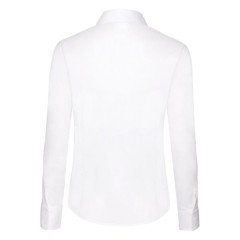 Рубашка "Lady-Fit Long Sleeve Oxford Shirt", белый_XL, 70% х/б, 30% п/э, 130 г/м2