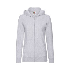 Толстовка без начеса "Ladies Lightweight Hooded Sweat", серый, XL, 80% х/б 20% полиэстер, 240 г/м2