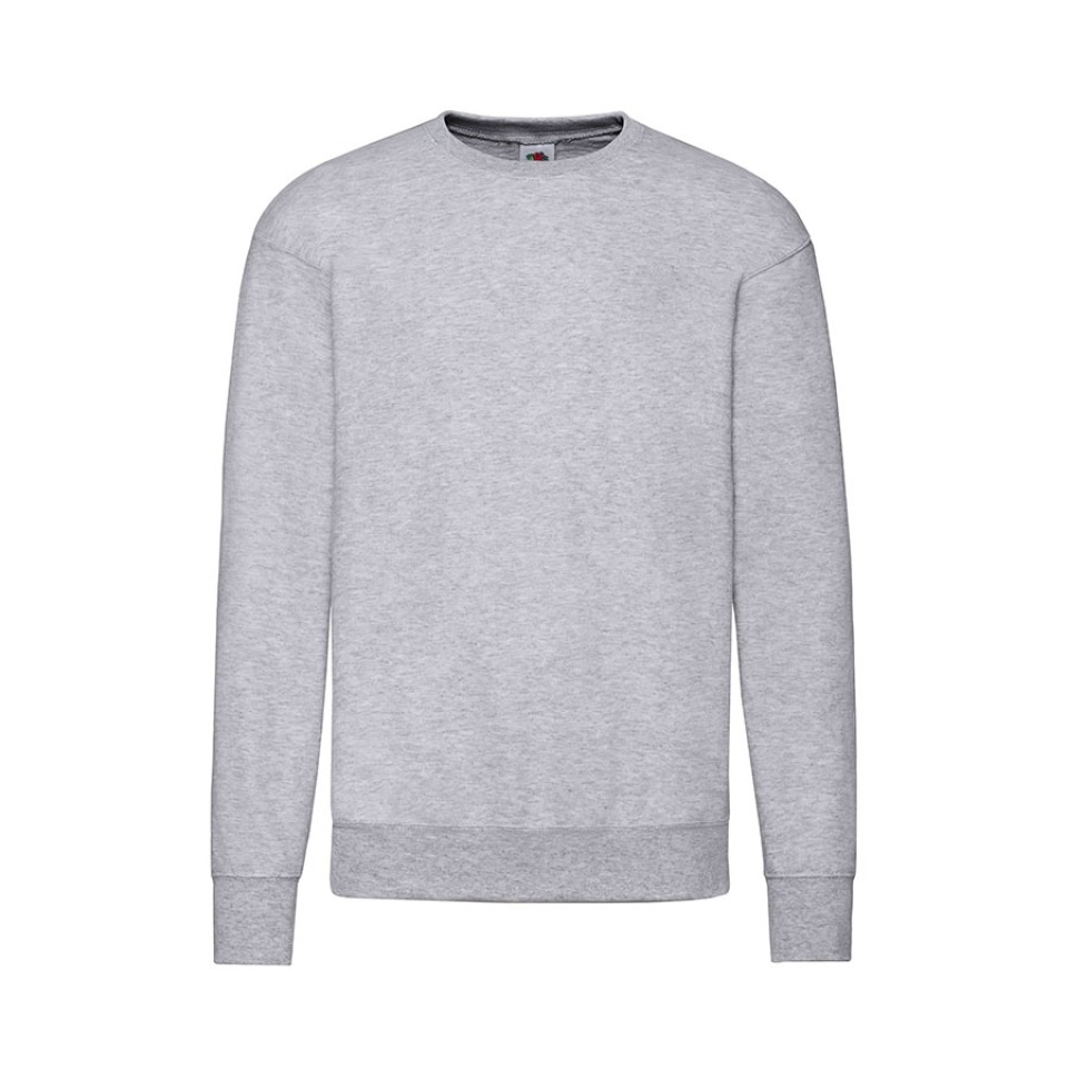 Толстовка мужская без начеса "Lightweight Set-in Sweat", серый, L, 80% х/б 20% полиэстер, 240 г/м2