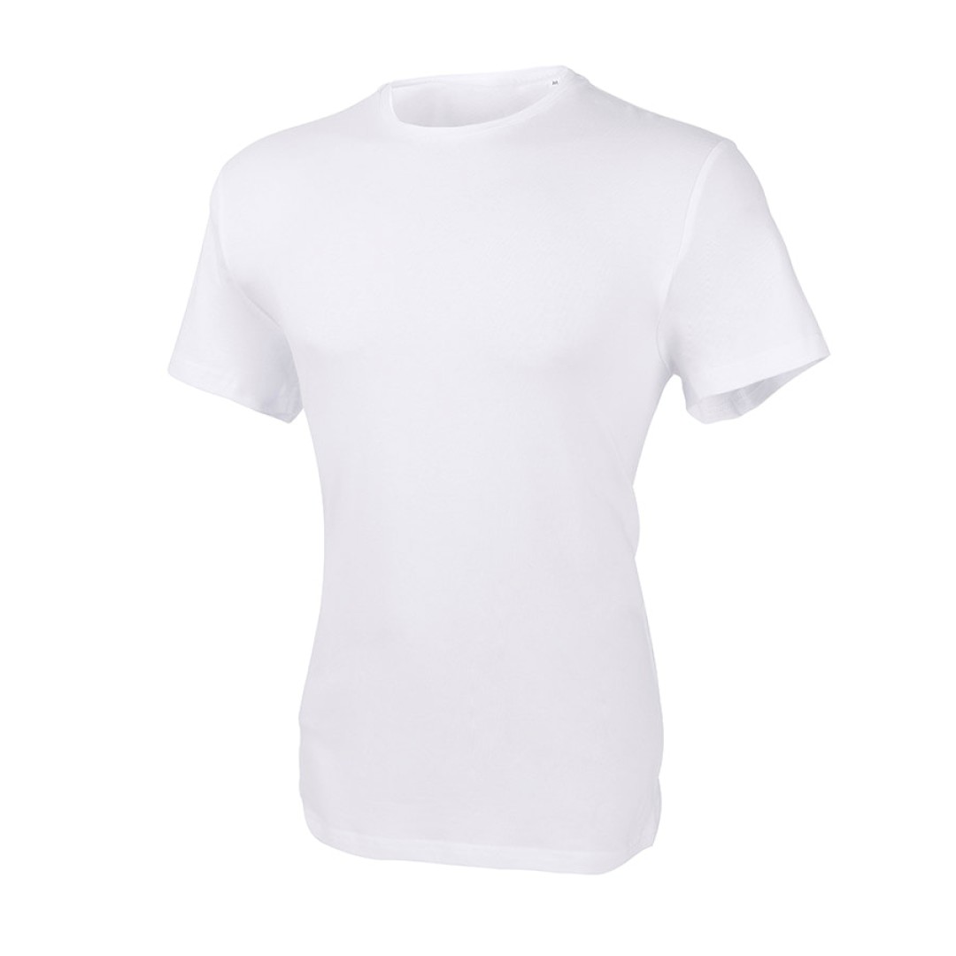 Футболка мужская   "Ритейл" белый_2XL, 92% хлопок 8% лайкра, 160 г/м2