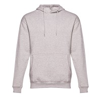 Толстовка мужская с капюшоном PHOENIX, серый меланж, S, 50% хлопок, 50 полиэстер, плотность 320 г/м2