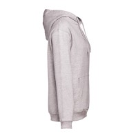 Толстовка мужская с капюшоном PHOENIX, серый меланж, 2XL, 50% хлопок, 50 полиэстер, 320 г/м2