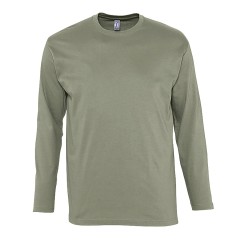 Футболка мужская с длинным рукавом MONARCH, хаки, 4XL, 100% хлопок, 150 г/м2