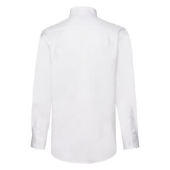 Рубашка "Long Sleeve Oxford Shirt", белый_M, 70% х/б, 30% п/э, 130 г/м2