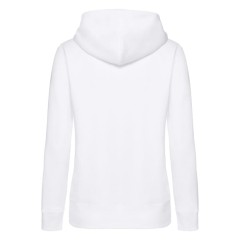 Толстовка "Lady-Fit Hooded Sweat Jacket", белый_XS, 75% х/б, 25% п/э, 280 г/м2