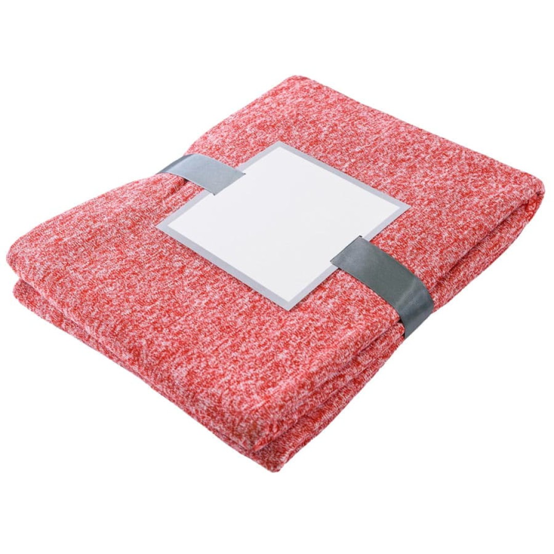 Плед "Yelix", флис 280 гр/м2, размер 120*160 см, цвет красный меланж