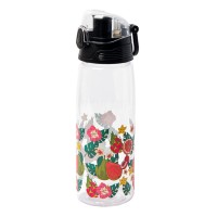 Бутылка для воды FLASK, 800 мл, 25,2х7,7см, прозрачный, пластик